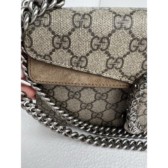 Gucci Supreme Canvas Dionysus Chain Strap Women’s Shoulder Bag - Picture 5 of 16